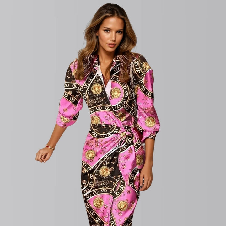 Wickelkleid Damen – Elegant, Sommerlich, Figurbetont für Alltag & Freizeit