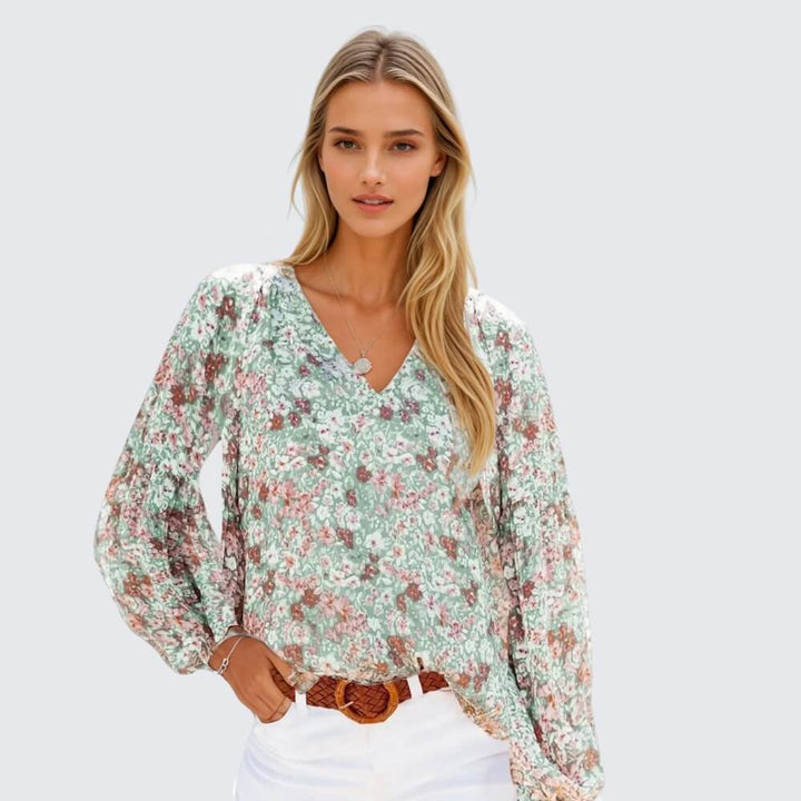 Bluse Damen elegant – Lässige Sommerbluse mit modernem Schnitt