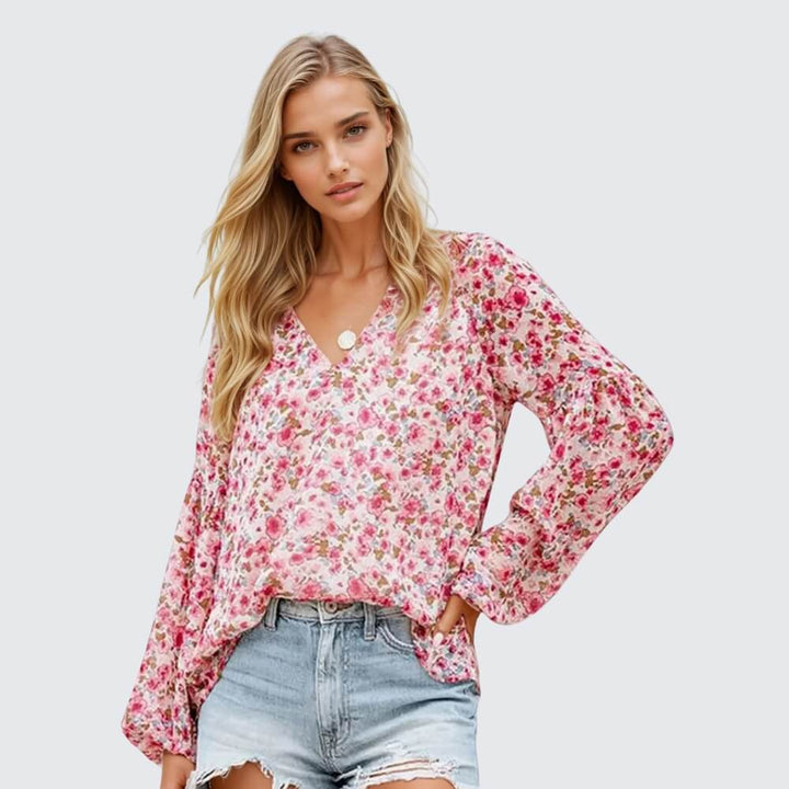 Bluse Damen elegant – Lässige Sommerbluse mit modernem Schnitt