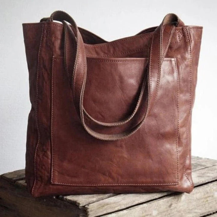 Lederhandtasche Damen elegant – Stilvolle Handtasche für Alltag, Büro & Freizeit