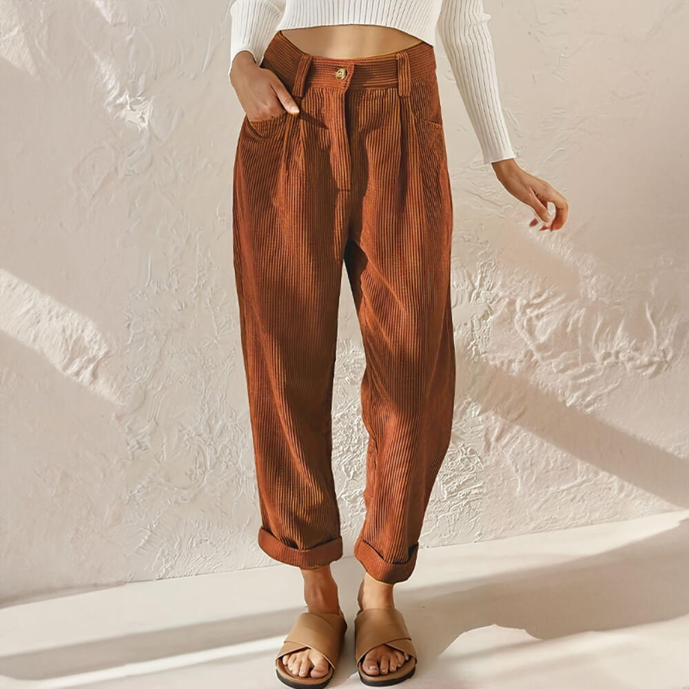 Weit geschnittene gerade Hose – Lässig, Elegant & Vielseitig kombinierbar