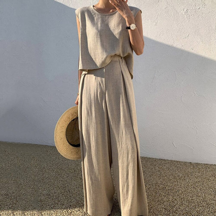 Schlafanzug Damen Set – Eleganter Zweiteiler für gemütliche Abende