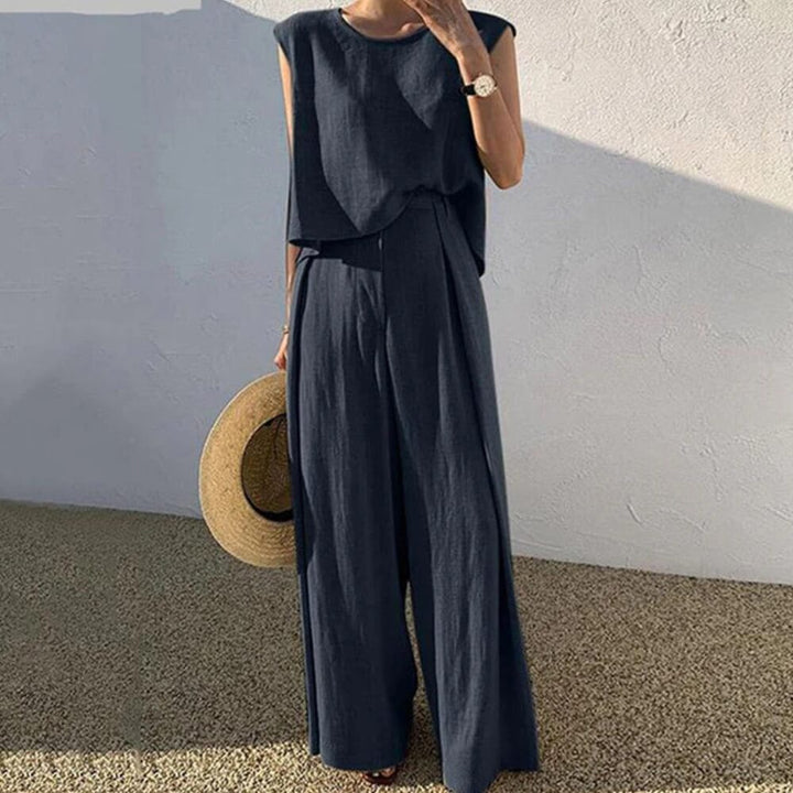 Schlafanzug Damen Set – Eleganter Zweiteiler für gemütliche Abende