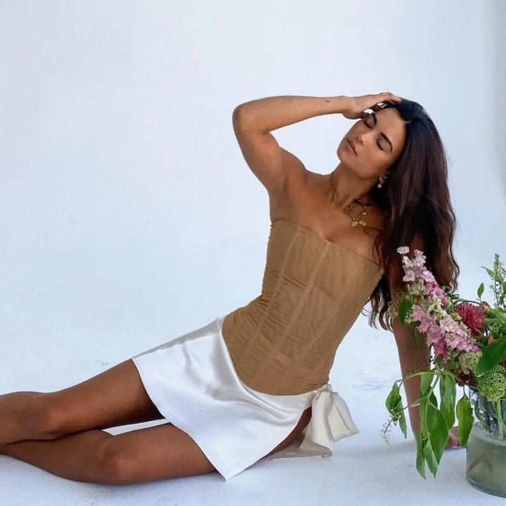 Damen Shirt Oversize – Elegantes, lässiges Shirt mit V-Ausschnitt