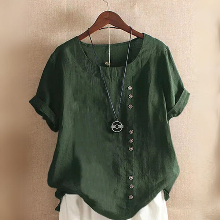 Bluse kurzarm Damen – Elegante, Sommerliche Bluse für Freizeit & Büro