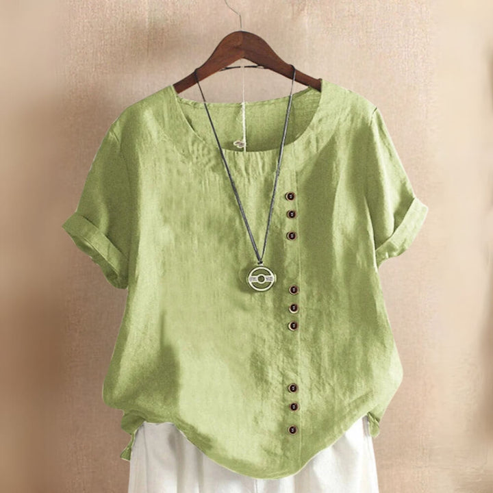 Bluse kurzarm Damen – Elegante, Sommerliche Bluse für Freizeit & Büro