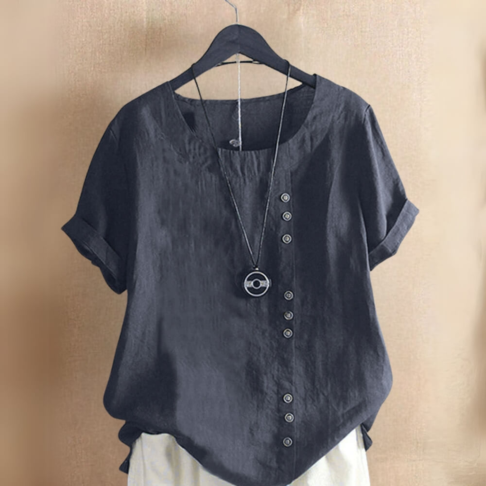 Bluse kurzarm Damen – Elegante, Sommerliche Bluse für Freizeit & Büro