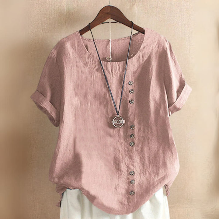 Bluse kurzarm Damen – Elegante, Sommerliche Bluse für Freizeit & Büro