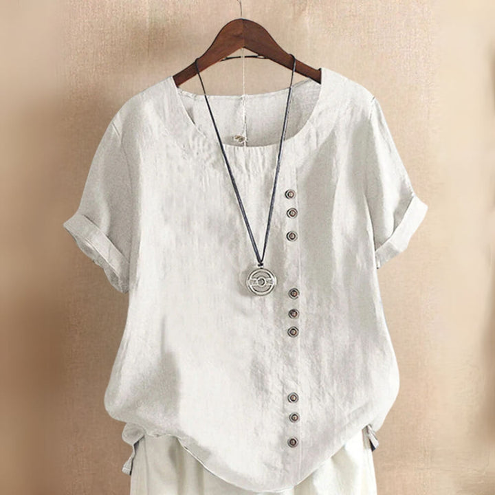 Bluse kurzarm Damen – Elegante, Sommerliche Bluse für Freizeit & Büro