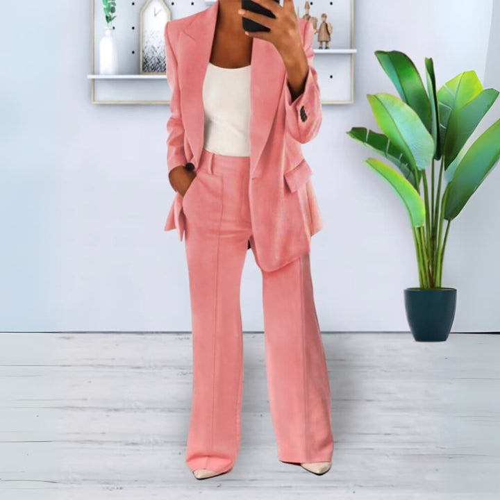 Pyjama Set Damen – Eleganter Zweiteiliger Schlafanzug für stilvolle Nächte