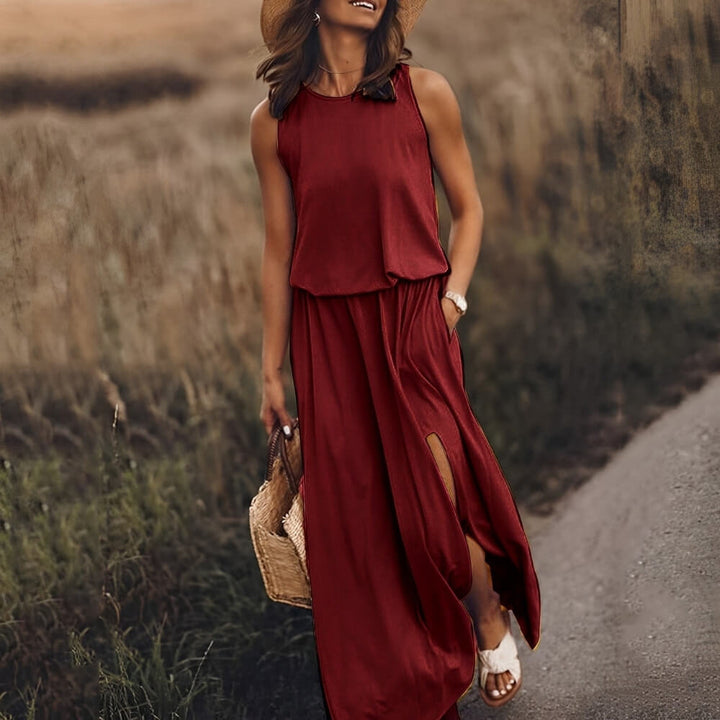 Elegantes Maxikleid Damen – Luftiges Sommerkleid für Alltag & Freizeit