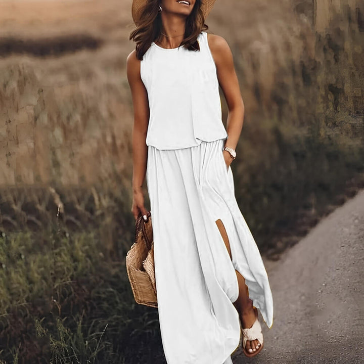 Elegantes Maxikleid Damen – Luftiges Sommerkleid für Alltag & Freizeit