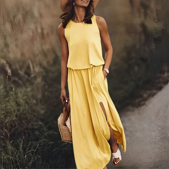 Elegantes Maxikleid Damen – Luftiges Sommerkleid für Alltag & Freizeit