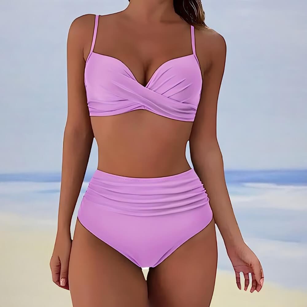 Badeanzug Damen elegant – Einteiler mit hohem Beinausschnitt für Strand & Pool