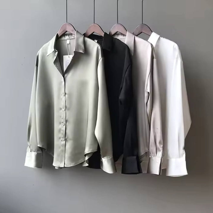 Bluse Damen Elegant Sommerlich lässig mit lockerer Passform
