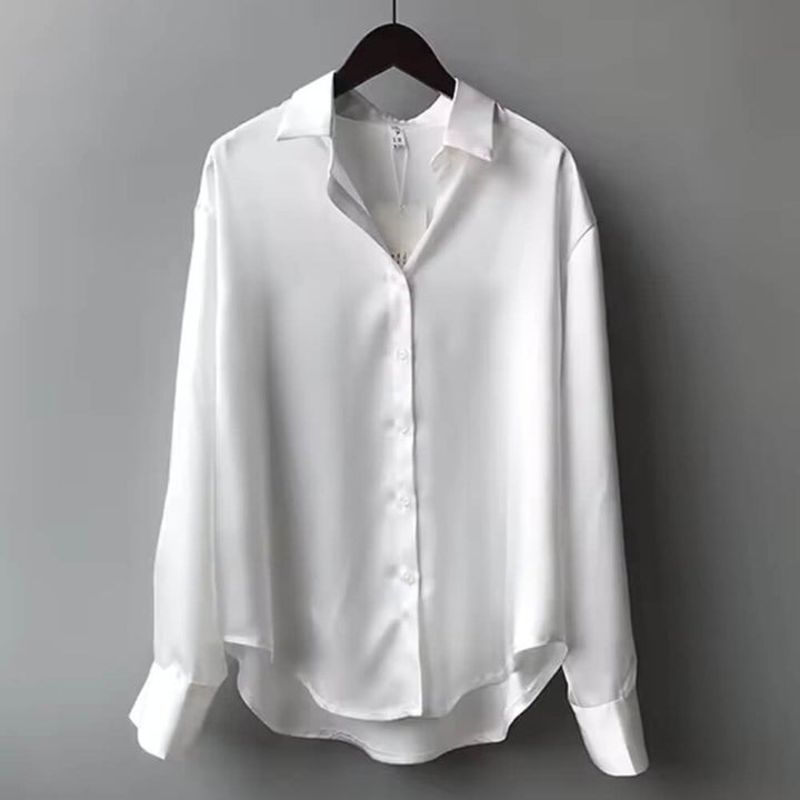 Bluse Damen Elegant Sommerlich lässig mit lockerer Passform