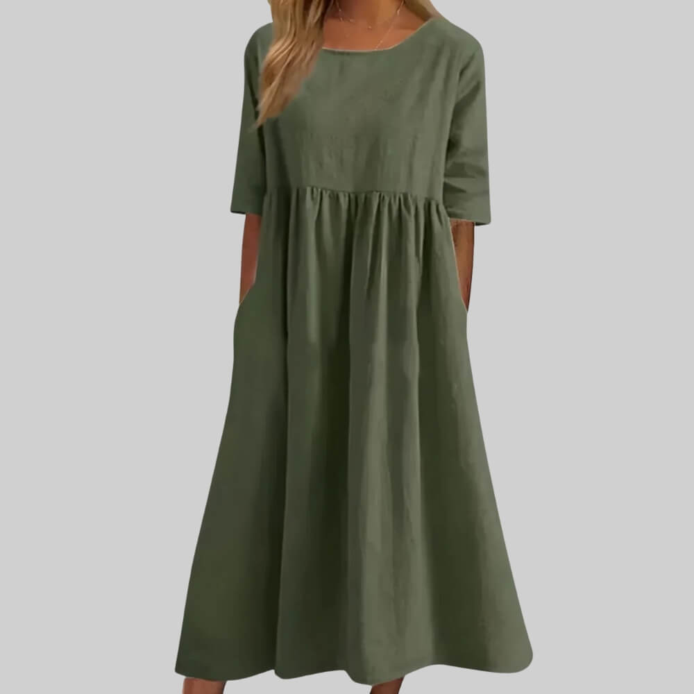 Baumwollkleid Damen locker & Sommerlich Tragbar