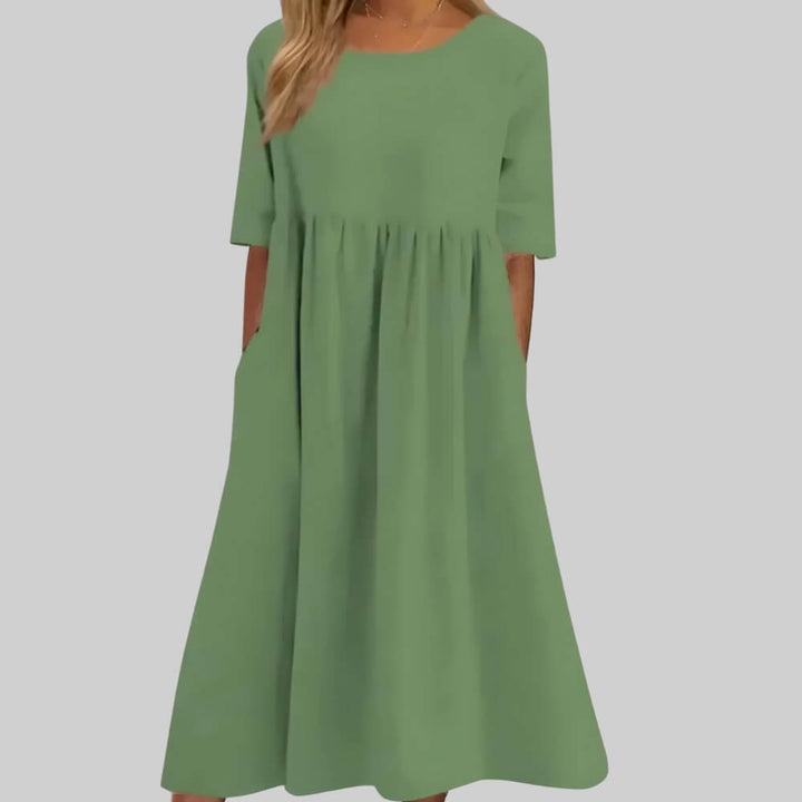 Baumwollkleid Damen locker & Sommerlich Tragbar