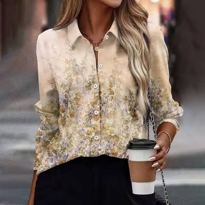 Bluse mit Blumenmuster – Eelegante, Luftige Sommerbluse für Damen