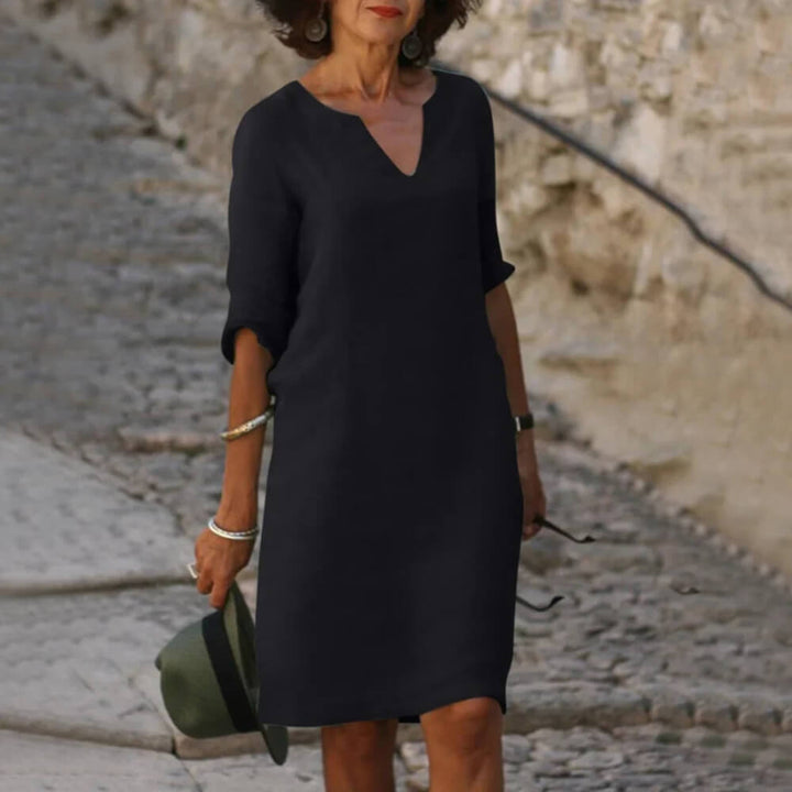 Midikleid Elegant Sommerlich – Femininer Schnitt für Alltag & Anlass