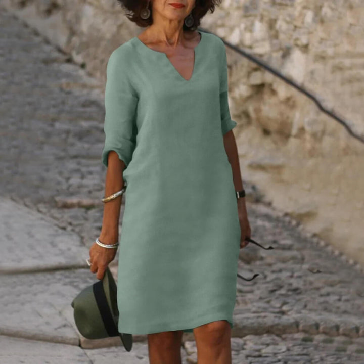 Midikleid Elegant Sommerlich – Femininer Schnitt für Alltag & Anlass