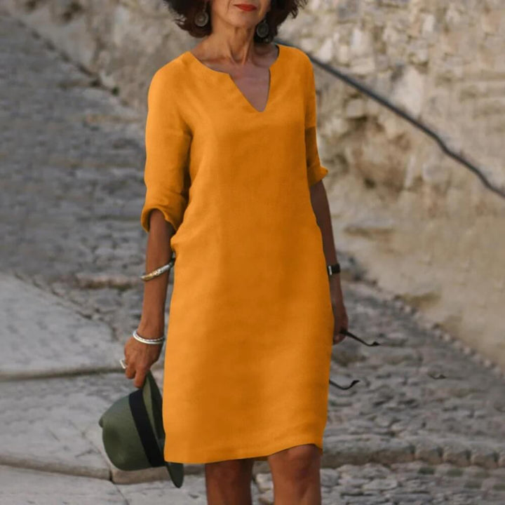 Midikleid Elegant Sommerlich – Femininer Schnitt für Alltag & Anlass