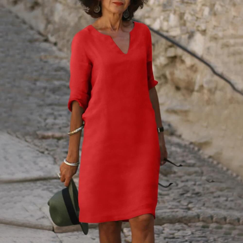 Midikleid Elegant Sommerlich – Femininer Schnitt für Alltag & Anlass