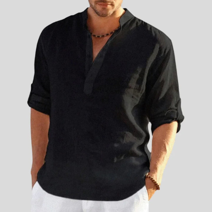 Leinenhemd Herren – Elegantes Sommerhemd für Freizeit & Büro, lässig & luftig