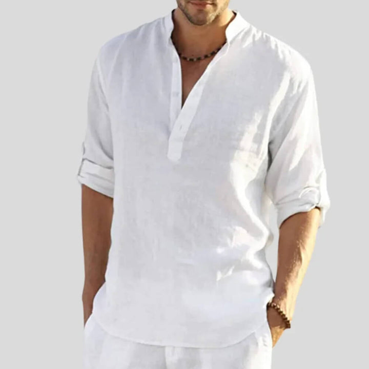 Leinenhemd Herren – Elegantes Sommerhemd für Freizeit & Büro, lässig & luftig