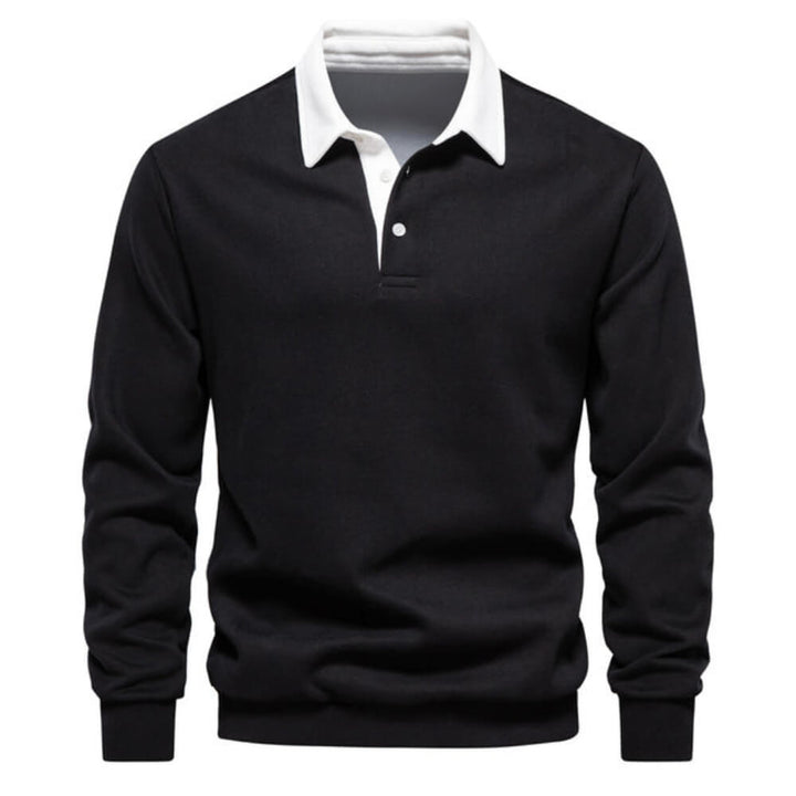 Poloshirt Herren langarm – Stilvolles, Elegantes Langarmshirt mit Kragen für Alltag & Büro