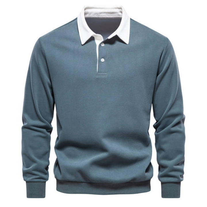 Poloshirt Herren langarm – Stilvolles, Elegantes Langarmshirt mit Kragen für Alltag & Büro
