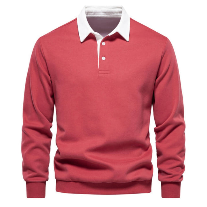 Poloshirt Herren langarm – Stilvolles, Elegantes Langarmshirt mit Kragen für Alltag & Büro