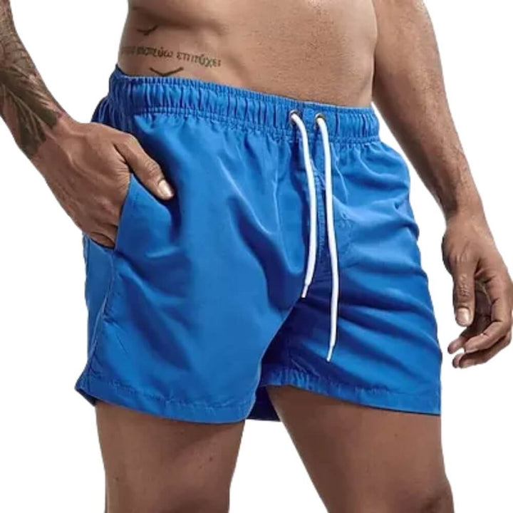 Badeshorts Herren kurz modern – schnell trocknend & strandtauglich