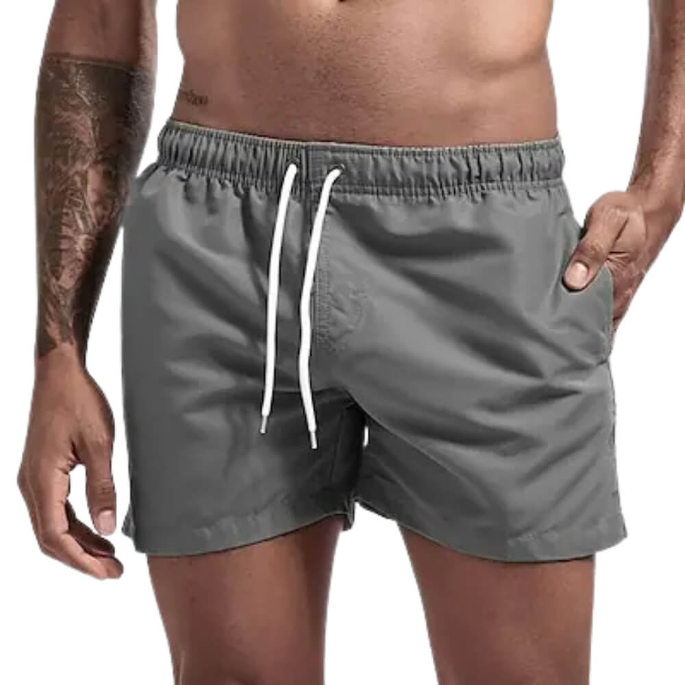 Badeshorts Herren kurz modern – schnell trocknend & strandtauglich