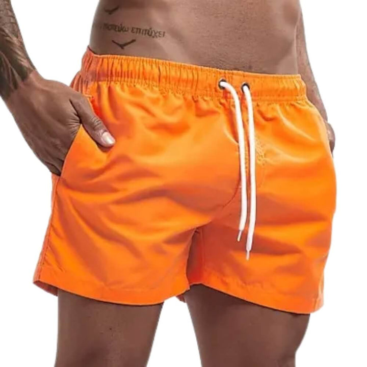 Badeshorts Herren kurz modern – schnell trocknend & strandtauglich