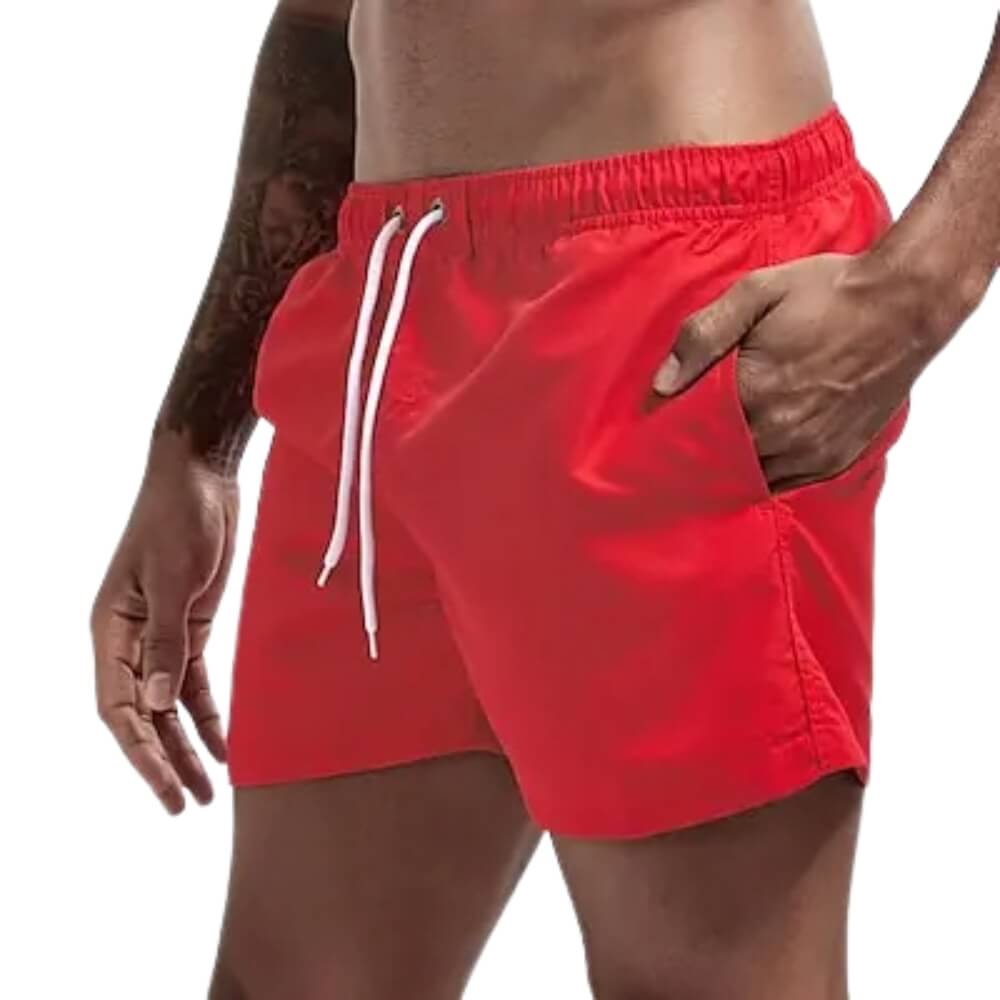 Badeshorts Herren kurz modern – schnell trocknend & strandtauglich