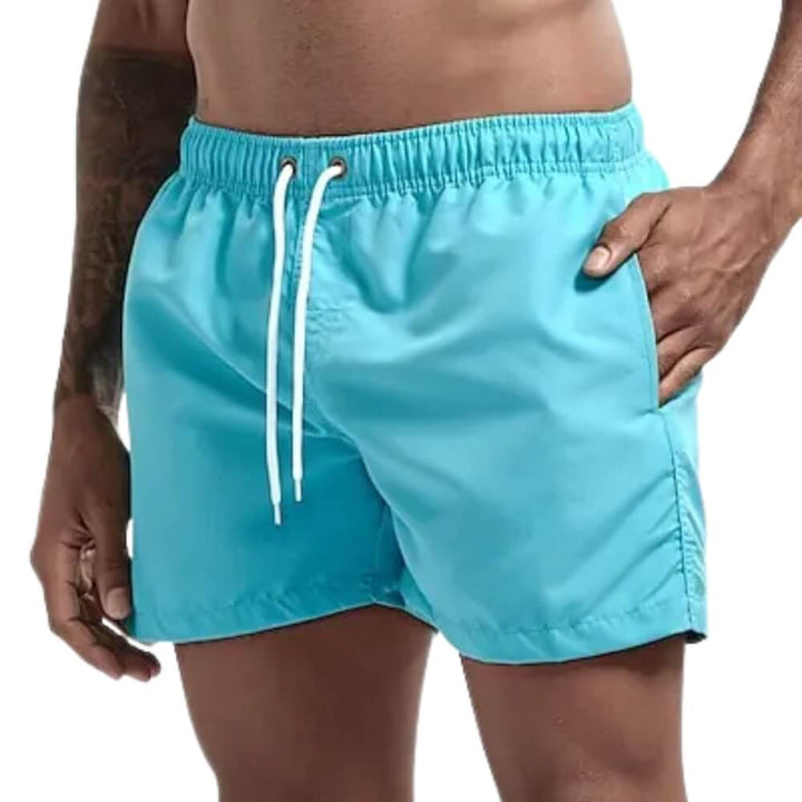 Badeshorts Herren kurz modern – schnell trocknend & strandtauglich