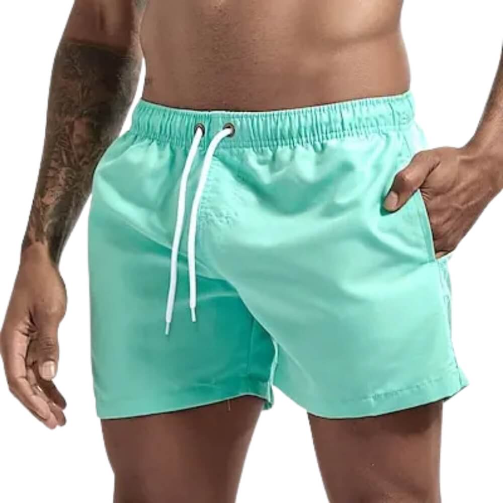 Badeshorts Herren kurz modern – schnell trocknend & strandtauglich