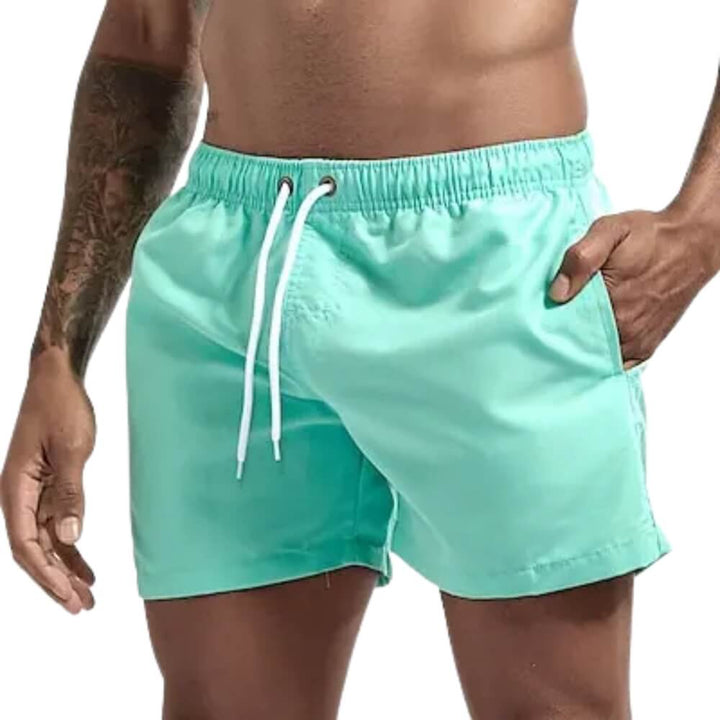 Badeshorts Herren kurz modern – schnell trocknend & strandtauglich