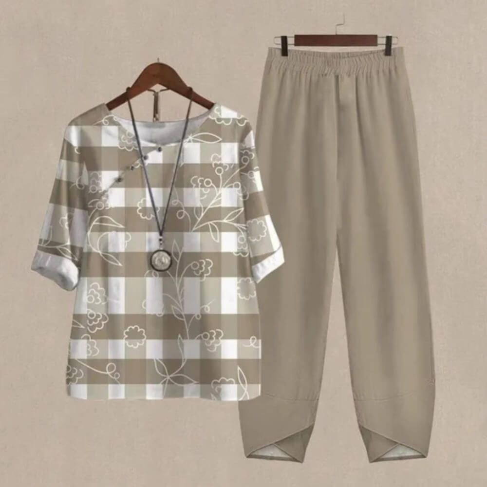 Zweiteiler Damen Sommer – Lässiges Outfit Set für Alltag, Urlaub & Freizeit