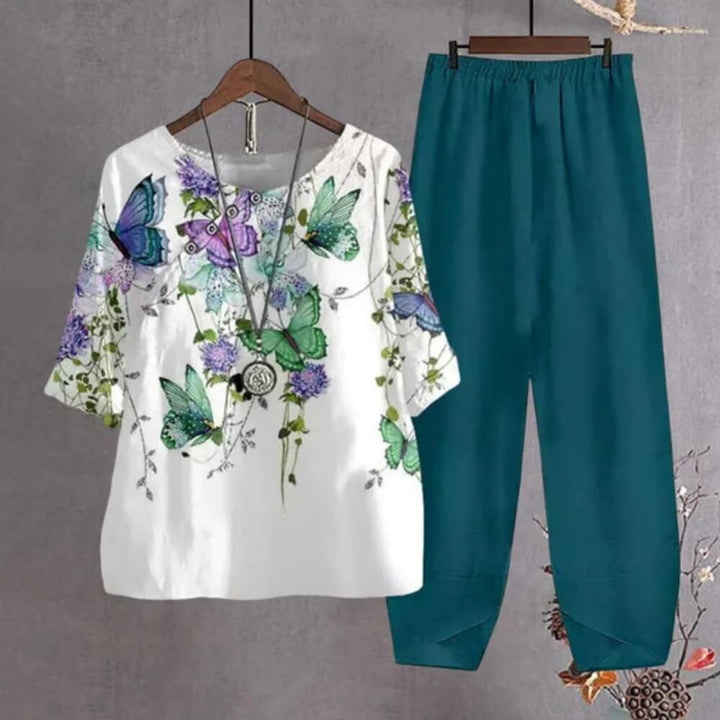 Zweiteiler Damen Sommer – Lässiges Outfit Set für Alltag, Urlaub & Freizeit