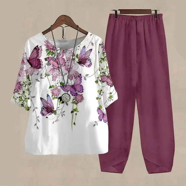 Zweiteiler Damen Sommer – Lässiges Outfit Set für Alltag, Urlaub & Freizeit