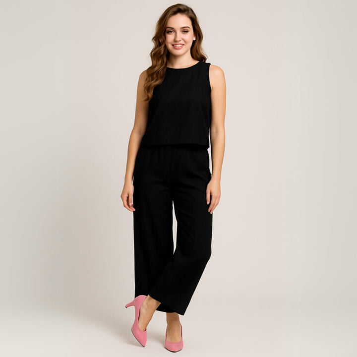 Zweiteiler Damen Set – Elegantes Sommer Outfit mit weiter Hose