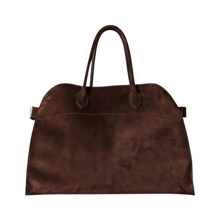 Lederhandtasche Damen Elegant Groß – Schlichte Umhängetasche für Alltag & Büro