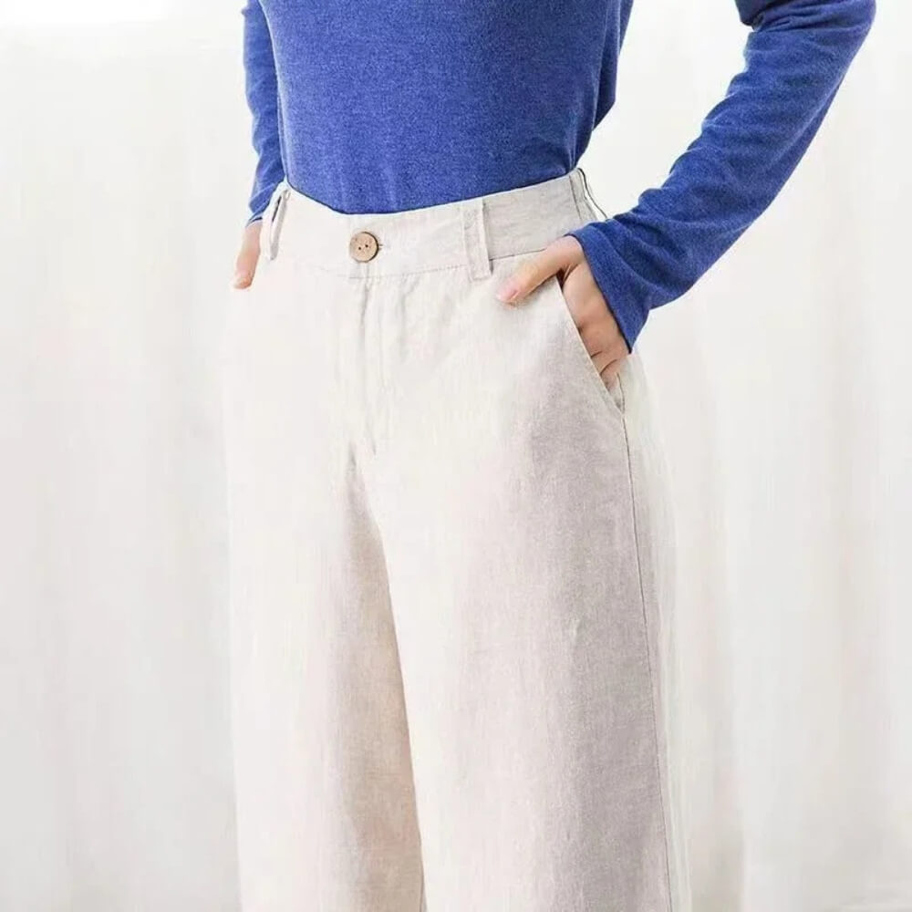 Weite Hose Damen – Sommerlich, High Waist, Luftig & Elegant für Alltag & Freizeit