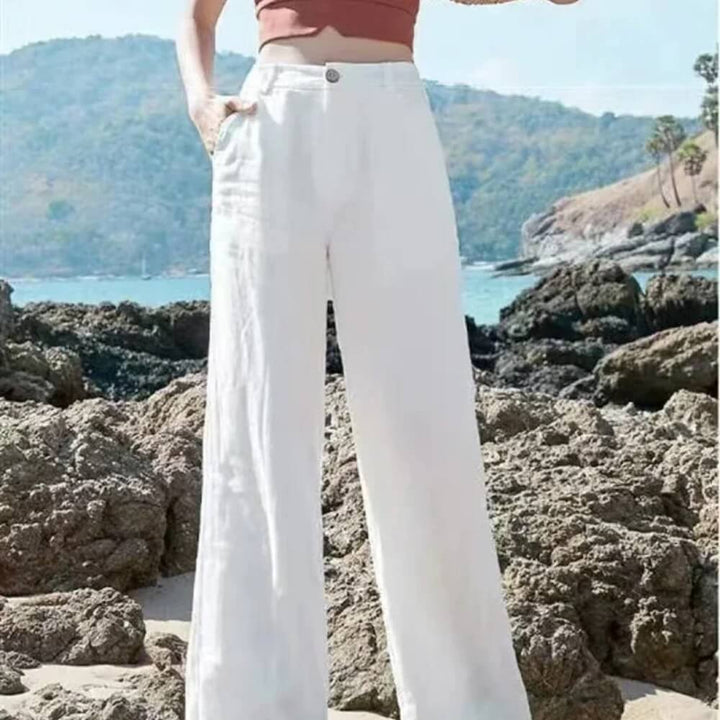 Weite Hose Damen – Sommerlich, High Waist, Luftig & Elegant für Alltag & Freizeit