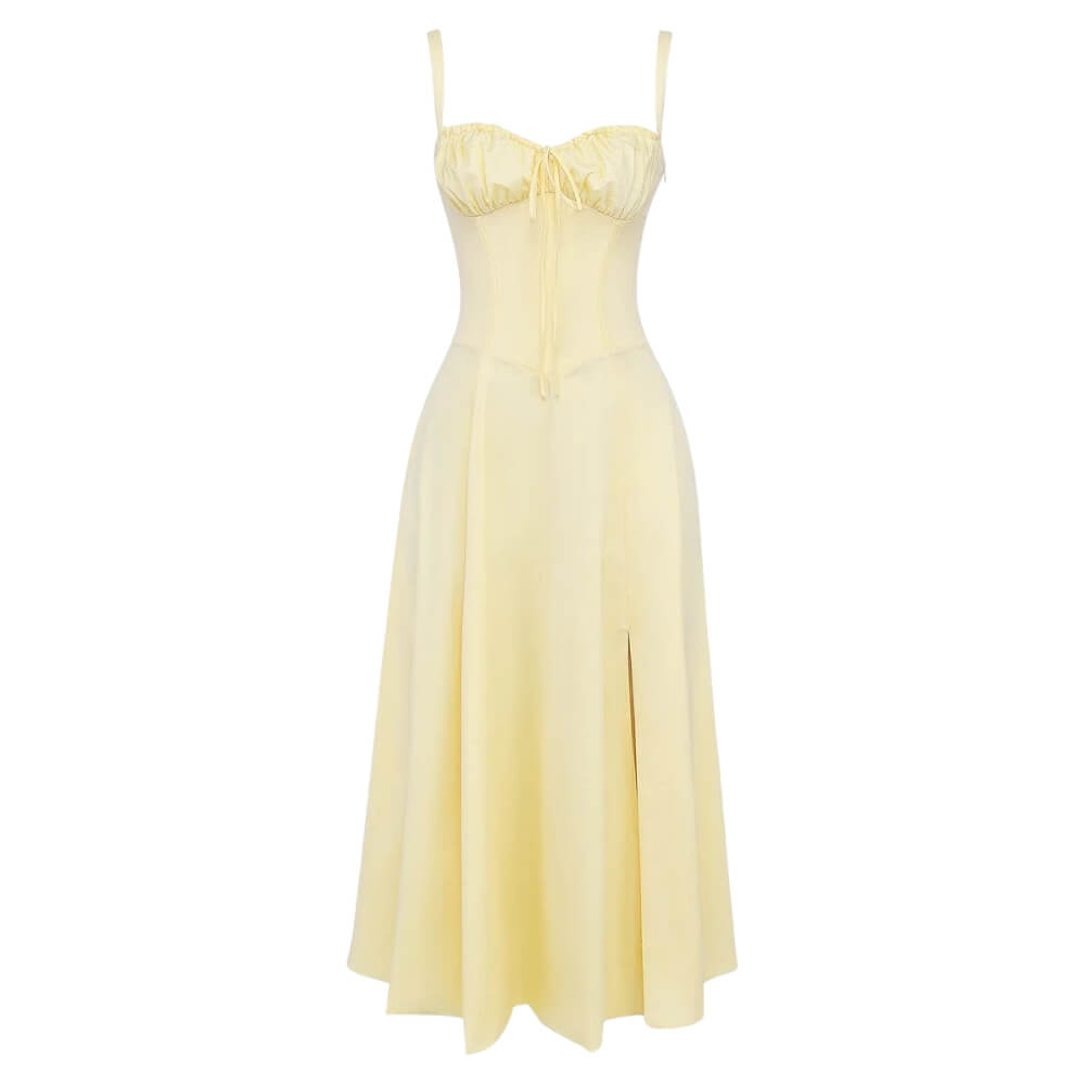 Damenkleid elegant knielang – Luftiges Sommerkleid mit Muster für Alltag & Anlass