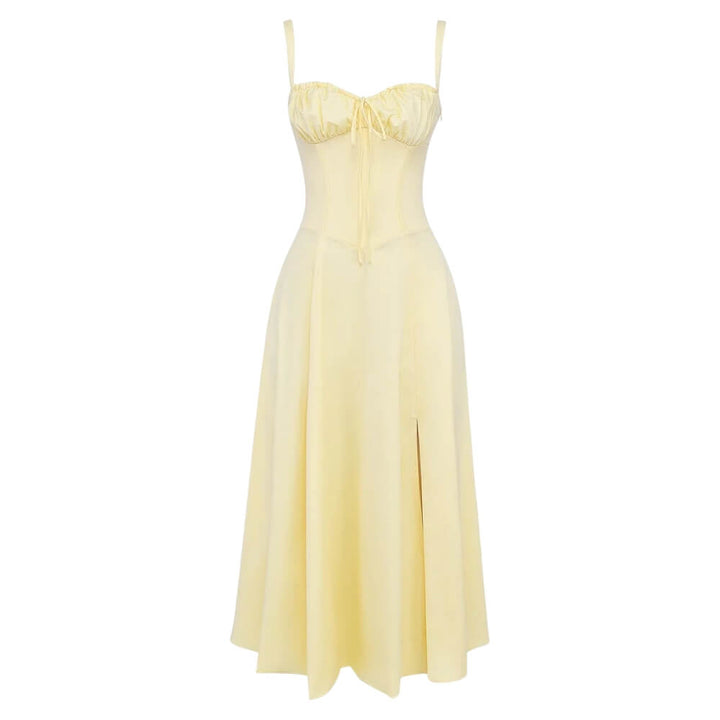 Damenkleid elegant knielang – Luftiges Sommerkleid mit Muster für Alltag & Anlass