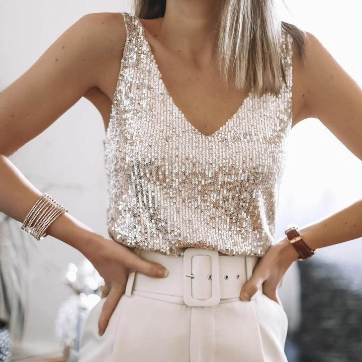 Ärmelloses Top sommerlich elegant – Damen Top für vielseitige Outfits