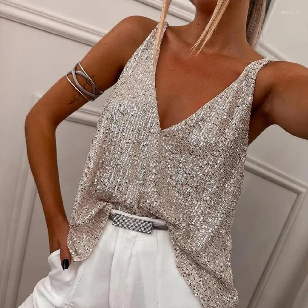 Ärmelloses Top sommerlich elegant – Damen Top für vielseitige Outfits